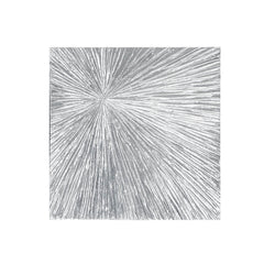 Silver Luster™ — Signature Sunburst Hand-Painted Dimensional Resin Wall Art