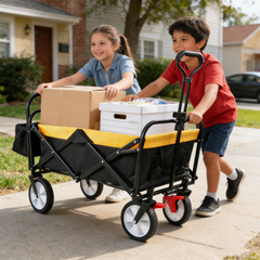 Folding Wagon Collapsible Outdoor Utility Wagon