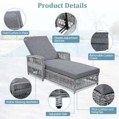 Go 2 Pieces Long Reclining Chaise Set