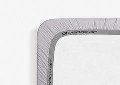 BedGear Hyper-Linen Crib Sheet, Light Grey