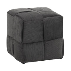 Square Ottoman Foot Rest With Woven Design