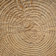 MGO Wood Grain Side Table - Natural