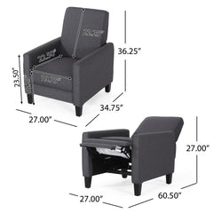 Elegant Push Back Chair for Home
