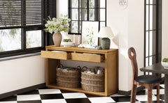 55' Console Table Natural
