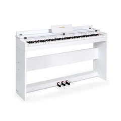 88 Key Full Size Electric Piano Keyboard with Stand 3 Pedals MIDI Function
