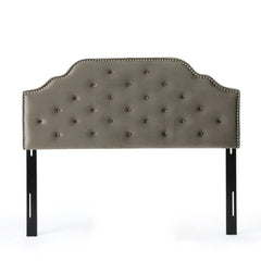 Luella Button Tufted Upholstered Headboard
