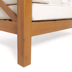 Brava X-Back 4-Piece Sofa Set Beige