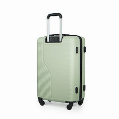 7-Piece ABS Lightweight & Durable Luggage Set in Green