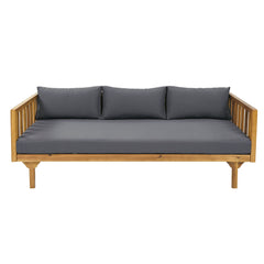 Claremont 3 Seater Daybed + Acacia Wood Patio Table