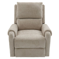 Manual Recliner Massage Chair With Swivel Rocker, 8 Massage Modes, Side Storage Pocket