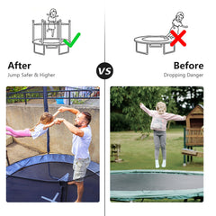 10 Feet Trampoline Safety Replacement Protection Enclosure Net