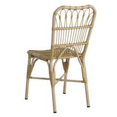 7-Piece Outdoor Dining Set for 6 with Acacia Wood Table & Rattan Chairs