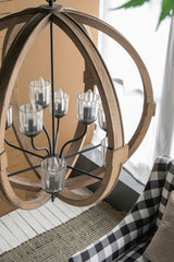 Chandelier Hanging Light Fixture With Adjustable Chain for Kitchen