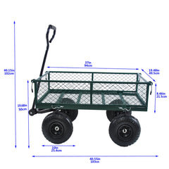 Wagon Cart Garden Cart Trucks in Green