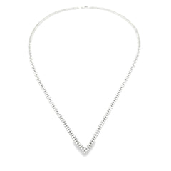 7.00ct Diamond Tennis Necklace 14KT White Gold