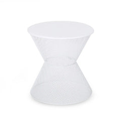 Nevada Contemporary Side Table With Mesh Design