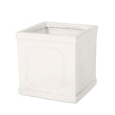 13.75 x 14.00 Antique White Magnesium Oxide Planter