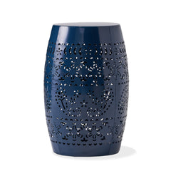 Ruby Side Table Lace Cut Metal End Table for Outdoor & Indoor Use
