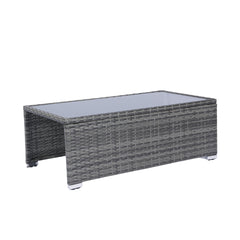 8 Piece Patio Sectional Wicker Rattan Outdoor Sofa Set with Storage Box