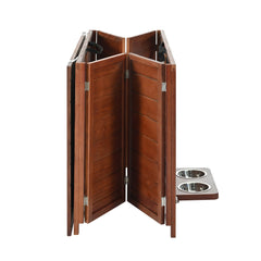 33" Solid Wood Dog Crate Furniture - Foldable Indoor Kennel