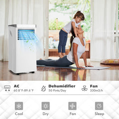 10,000 BTU Portable AC with Remote