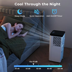 10000 BTU Portable Air Conditioner 3 in 1 Floor AC Unit
