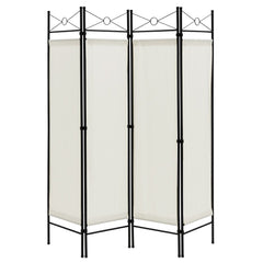 6 Feet 4-Panel Folding Freestanding Room Divider