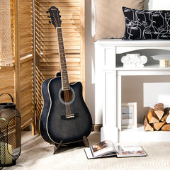 41 Inch Full Size Cutaway Acoustic Guitar Set for Beginner