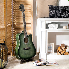 41 Inch Full Size Cutaway Acoustic Guitar Set for Beginner