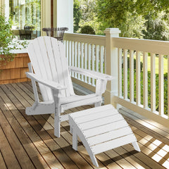 Adirondack Folding Ottoman with All Weather HDPE