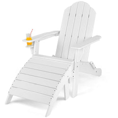 Adirondack Folding Ottoman with All Weather HDPE