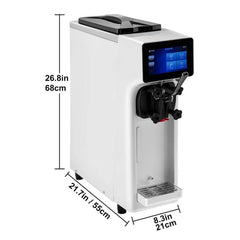 1000W Commercial Home Soft Serve Frozen Yogurt Ice Cream Maker Machine, 4.0L (SAK83425)