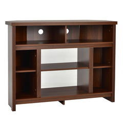 Modern Corner TV Stand with Adjustable Shelves for TVs up to 48 Inch