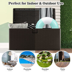 31/73/100 Gallon All Weather Storage Container with Lockable Lid