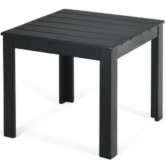 Wooden Square Patio Coffee Bistro Table