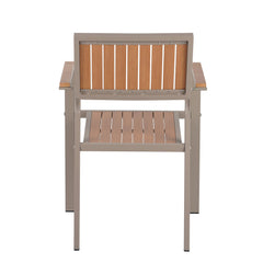 Flexible Outdoor Dining Set with Extendable Table and Six Chairs