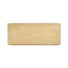 MGO Handmade Rectangle Planter Box, Travertine Beige