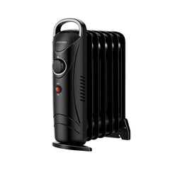 700W Electric Oil Filled Radiator Heater with Adjustable Thermostat