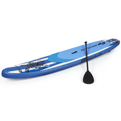11 Feet Inflatable Adjustable Paddle Board with Carry Bag