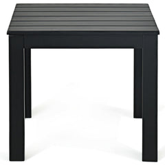Wooden Square Patio Coffee Bistro Table