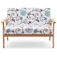 Modern Fabric Loveseat Sofa Couch Upholstered 2-Seat Armchair