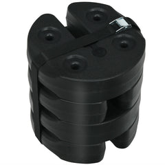 Set of 4 Canopy Weights 20lbs Weight Plate Kit with No-Pinch Design