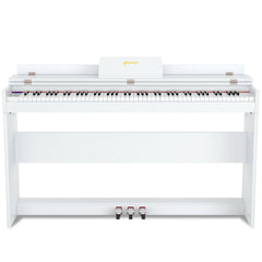 88 Key Full Size Electric Piano Keyboard with Stand 3 Pedals MIDI Function
