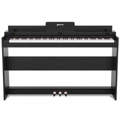 88 Key Full Size Electric Piano Keyboard with Stand 3 Pedals MIDI Function