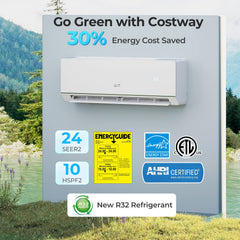 SEERXtreme Series ENERGY STAR Certified 12000 BTU 24 SEER2 115V Mini Split Heat Pump Heating at -15°F