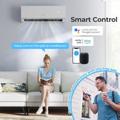 SEERXtreme Series ENERGY STAR Certified 12000 BTU 24 SEER2 208-230V Mini Split Heat Pump Heating at -15°F