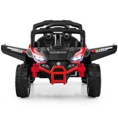 12V Kids Ride On Car UTV Electric Vehicle with LED Lights Music and Horn