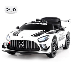 12V Kids Ride-On Car Mercedes-AMG GT3 Licensed with Adjustable Speed