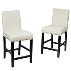 25 Inch Kitchen Chairs w/ Rubber Wood Legs