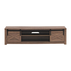 65 Inch Flat Sliding Barn Door TV Stand